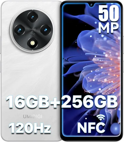 Miniatura 10 de UMIDIGI G100 Teléfono celular desbloqueado Android 14, pantalla HD+ de 6.9" a 120Hz, Octa-core 16GB +256GB ampliable a 1TB, GPS, teléfono