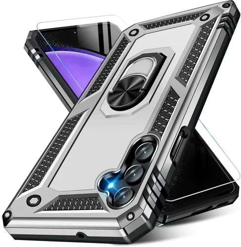 Miniatura 96 de Vaki Funda para Samsung Galaxy S22 5G con protector de pantalla integrado de grado militar, cubierta dura y resistente, funda resistente para Galaxy