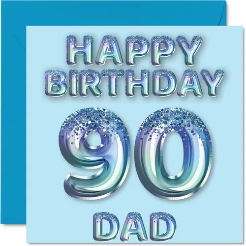 Miniatura 219 de Stuff4 Tarjeta de primer cumpleaños para niños, globo de fiesta con purpurina azul, tarjetas de feliz cumpleaños para niño de 1 año, nieto, hijo, 57