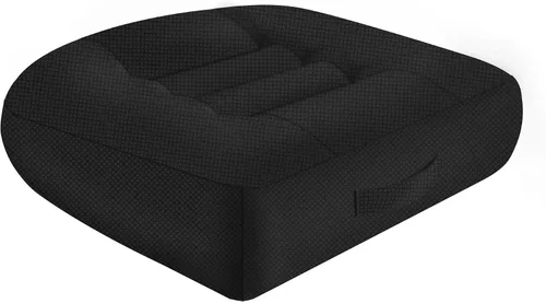 Cojín de asiento ajustable en altura, 15.7 x 15.7 x 4.7 pulgadas, modelo mejorado con altura ajustable, tela de malla de nailon transpirable, diseño