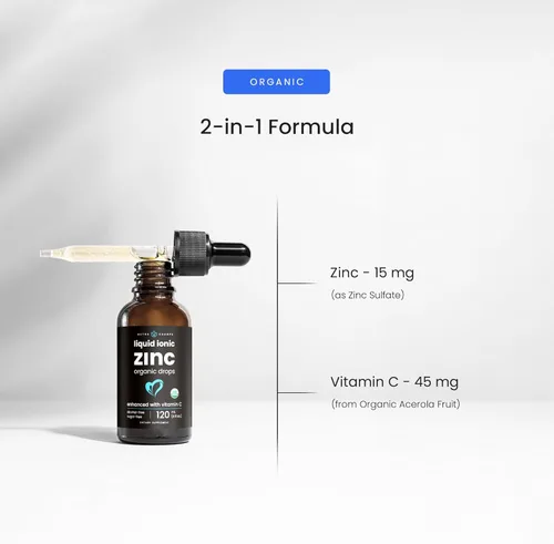 Miniatura 5 de NutraChamps Zinc líquido para niños y adultos, vegano, gotas de zinc iónico puro mejorado con vitamina C, suplementos para apoyo inmunológico
