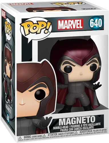 Miniatura 3 de POP Marvel: X-Men 20th Anniversary – Magneto Funko Pop! Figura de vinilo (con funda protectora compatible con Pop Box), multicolor, 3.75 pulgadas