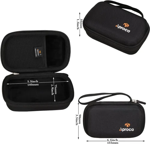 Miniatura 6 de Aproca Funda para cámara compatible con cámara digital OM SYSTEM Olympus Tough TG-7/TG-6, bolsa de almacenamiento portátil para cámara y accesorios