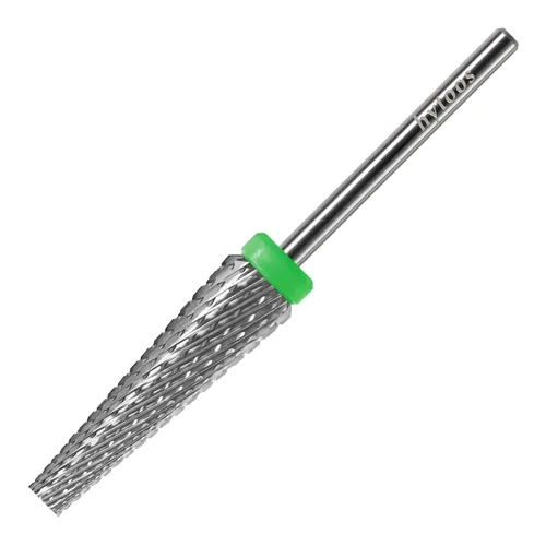 Miniatura 27 de 24mm Super Largo 5 en 1 Brocas de taladro para uñas, Broca cónica cruzada de carburo, Brocas de taladro de rotación bidireccional de 3/32