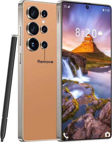 Fadnou I25 Ultra - Teléfono celular desbloqueado, bolígrafo integrado, batería para teléfono inteligente de 7000 mAh, pantalla HD de 6.99 pulgadas,