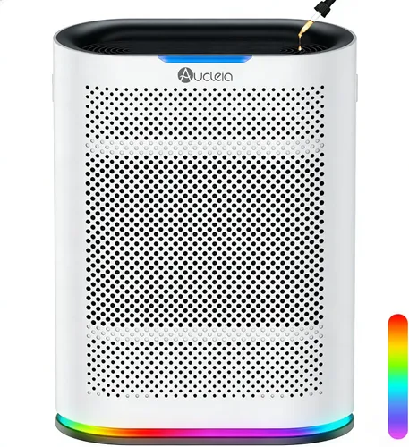 Purificadores de aire para el hogar, cubierta de habitación grande de 2,100 pies cuadrados, purificador de aire para el hogar con monitor de calidad