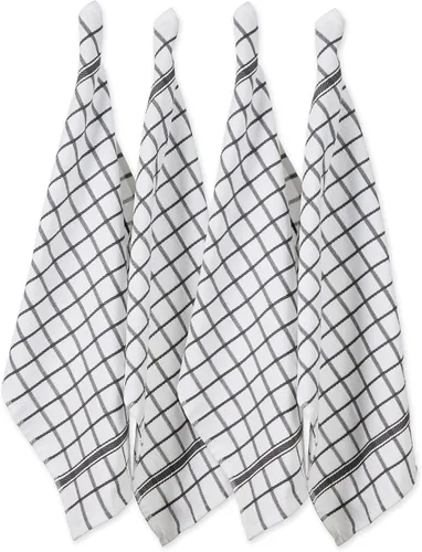 Miniatura 22 de DII Basic Terry Collection - Juego de paños de cocina con ventana, 16 x 26 pulgadas, rojo granero, 4