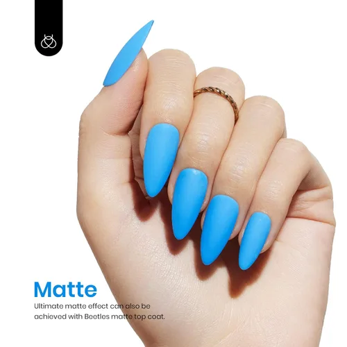 Miniatura 8 de Beetles - Esmalte de uñas en gel azul brillante, 1 unidad de 0.5 onzas, esmalte de uñas en gel para remojar, arte de uñas, manicura en salón o en D
