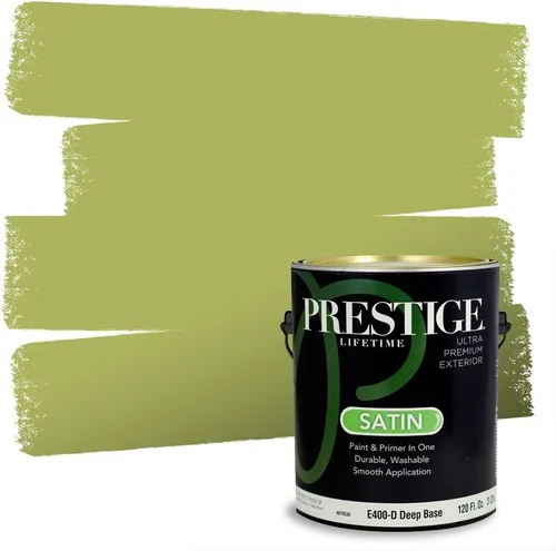 Miniatura 74 de PRESTIGE Pinturas Pintura interior e imprimación en uno, 1 galón, cáscara de huevo, aventura