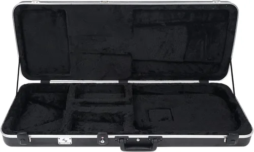 Miniatura 4 de Sound Town Funda ligera de ABS para guitarra eléctrica con pestillo de bloqueo aprobado por la TSA e interior de felpa de espuma EPS (STEC-500)