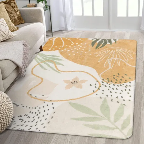 Miniatura 31 de Lahome Alfombra de pasillo rosa - Alfombra de 2x7, alfombra antideslizante lavable para baño, alfombra ligera para piso, alfombras para pasillo