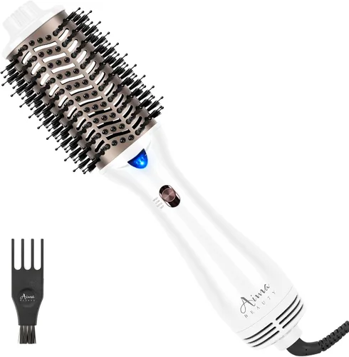 Miniatura 11 de Aima Beauty Blow Dryer Brush Set - 4-in-1 Round Brush Blow Dryer Adds Shine, Smooth, Curl & Volume for Short to Medium Hair, Interchangeable 1” &