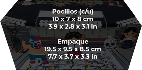 Miniatura 6 de BY MEXICO Mexican Designs Pocillo de Peltre Duo - Tazas esmaltadas, 12 onzas
