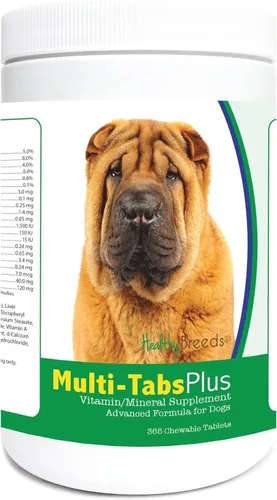 Miniatura 340 de Healthy Breeds American Staffordshire Terrier Multi-Tabs Plus tabletas masticables 180