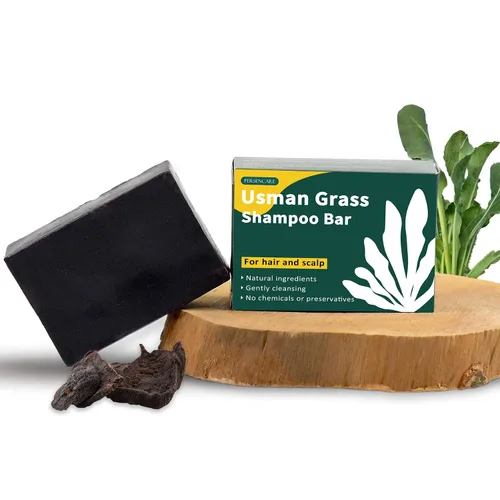 Miniatura 8 de Barra de champú natural Usman Grass, cubre el cabello gris, barra Usma para engrosar y oscurecer el cabello, la solución definitiva