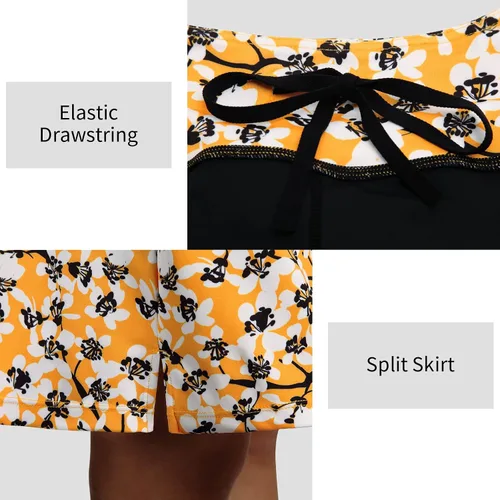 Miniatura 81 de ANIVIVO Faldas pantalón para mujer de 20 pulgadas de longitud a la rodilla, faldas deportivas de pickleball para tenis, golf y pickleball