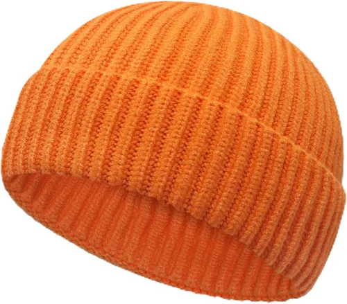 Miniatura 15 de NPQQUAN Gorros de pescador para hombres y mujeres, gorro de punto corto para invierno