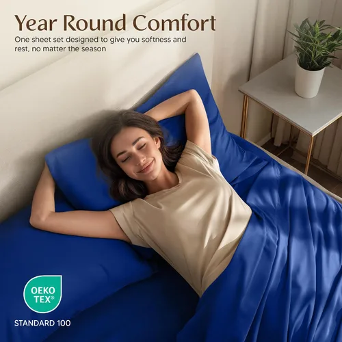 Miniatura 179 de Utopia Bedding Juego de sábanas Queen – Sábanas de 4 piezas para cama tamaño Queen, microfibra suave y transpirable, incluye 1 sábana bajera, 1 Gris