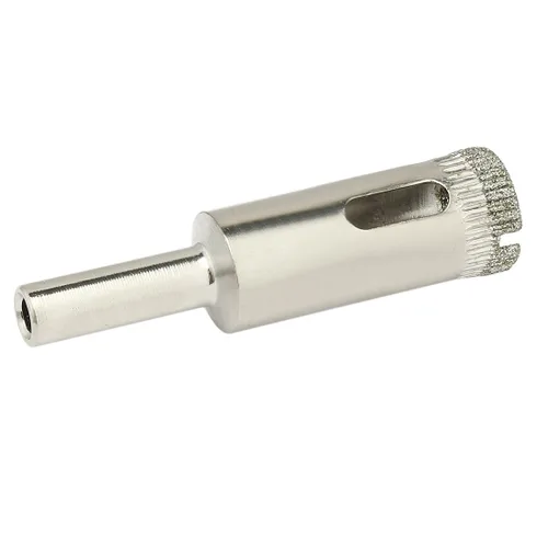 Miniatura 3 de uxcell 5 unids 0.551 in diamante recubierto agujero sierra brocas para vidrio cerámica azulejos mármol roca porcelana botellas ollas ladrillo