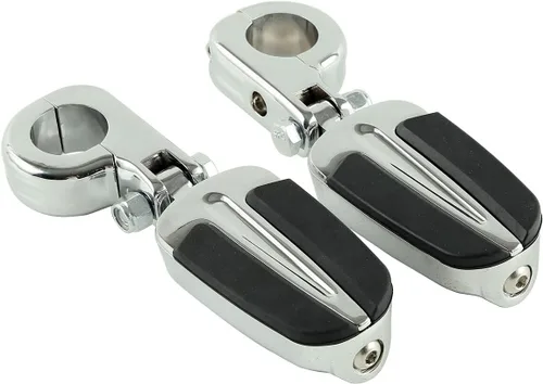 Miniatura 7 de TCMT Reposapiés universales de montaje en clavija de autopista para Harley Touring Road King Street Glide Road Glide Electra Glide Softail Sportster