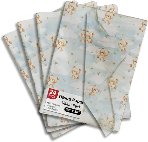 Miniatura 38 de Pro Supply Global Space Astronaut Papel de Seda Impreso para Bolsas o Cajas de Regalo y Envoltura - Papel de Seda Decorativo a Granel para Embalaje