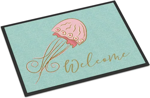 Miniatura 33 de Caroline's Treasures BB8537MAT - Felpudo de delfín bajo el agua de 18 x 27 pulgadas, tapete para puerta delantera interior y exterior, para entrada