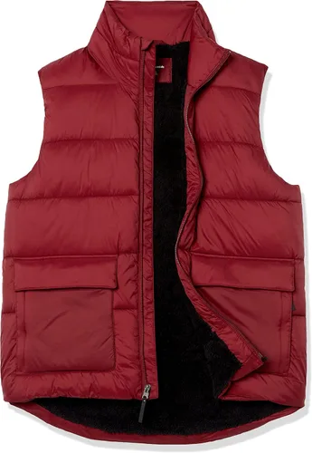 Miniatura 5 de Tienda Essentials Chaleco acolchado con forro de sherpa resistente al agua para hombre