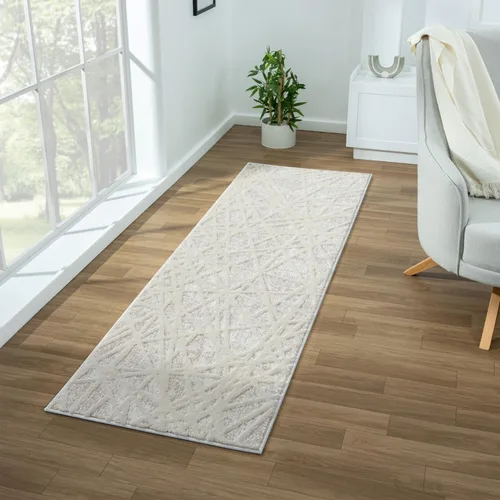 Miniatura 13 de LUXE WEAVERS Alfombra geométrica de 2 x 3 pulgadas, diseño geométrico de líneas abstractas modernas