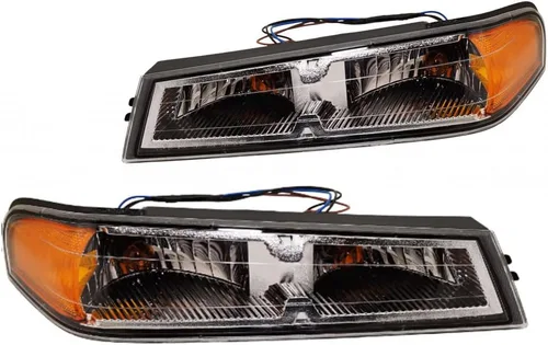Miniatura 6 de KarParts360 Para Chevy Colorado Park 2004 05 06 07 2008 Conjunto de luz de señal lado del conductor con bombillas sustituye GM2520192