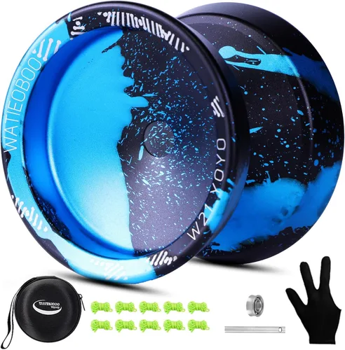 Miniatura 11 de Yoyo R8 Responsive Yoyo para principiantes, Yoyos profesionales no responsivos para adultos Pro Yoyos de trucos de metal con kit de rodamientos Yo