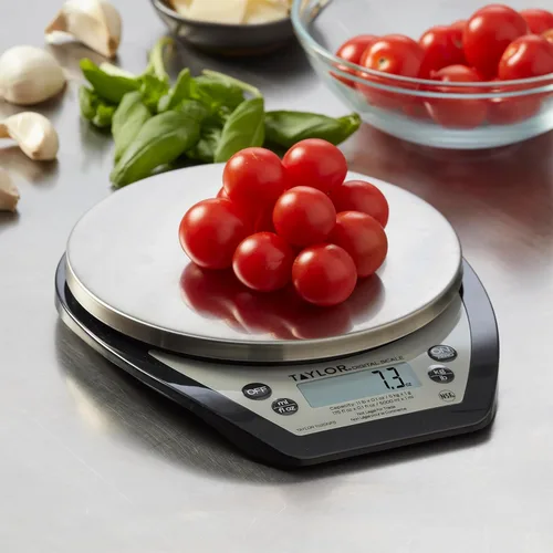 Miniatura 2 de Taylor 1020NFS - Báscula digital compacta, multifuncional para medir el peso y control de porciones, función de tara, NSF, plataforma de acero