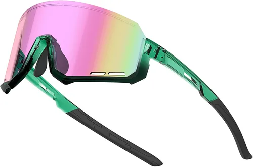 Miniatura 10 de Lentes de ciclismo fotocromáticos, UV400 TR90, marco para equitación, correr, béisbol, pesca, conducción para hombres y mujeres