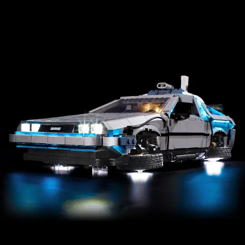 Miniatura 9 de BRIKSMAX Luz para Back-to-The-Future-Time-Machine 10300 - Kit de iluminación LED compatible con Lego Creator Expert - No incluye el set de Lego