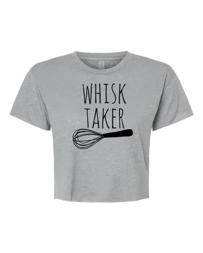 Miniatura 24 de I Walk The Lime, Cute Women's Screen Printed Crop Tee, Shirts With Sayings, Heather Gray or Gold (S, Heather Gray)