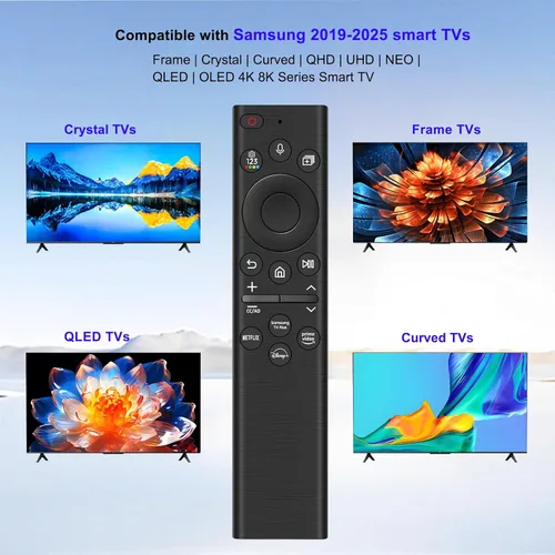Miniatura 4 de Nuevo reemplazo de control remoto universal de voz BN59-01385A, para control remoto Samsung Smart TV. para 2018-2024 Smasung Smart TV The Frame
