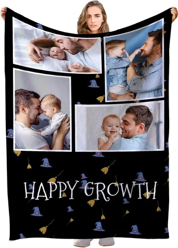 Miniatura 14 de Manta personalizada con imagen, manta de fotos personalizada, manta personalizada, regalos personalizados para novio, novia, mamá