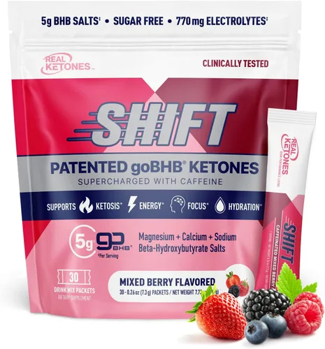 Miniatura 18 de Real Ketones BHB - Polvo energético de cetonas exógenas sin azúcar con 4 electrolitos principales en ayunas y cetonas BHB patentadas hidratantes