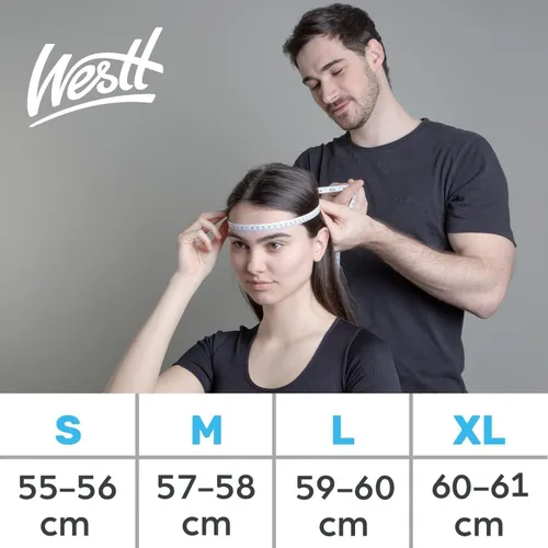 Miniatura 6 de Westt Cascos modulares para motocicleta - Casco integral para motocicleta con visera doble abatible, aprobado por DOT, Casco para hombres y mujeres
