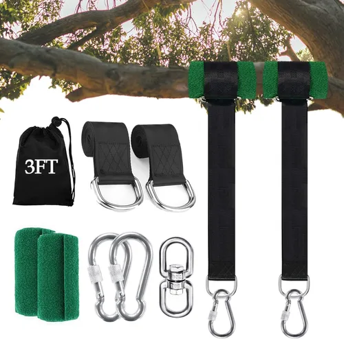 Juego de correas de columpio para árbol (juego de 2), correas de columpio de árbol de 3 pies/8 pies/10 pies/20 pies/30 pies con capacidad para 2500