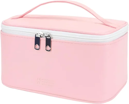 Miniatura 8 de Bolsa Organizadora de Maquillaje, Bolsa de Viaje de Aseo para Mujeres, Bolsa de Cosméticos Resistente al Agua para Niñas, Bolsa de Maquillaje