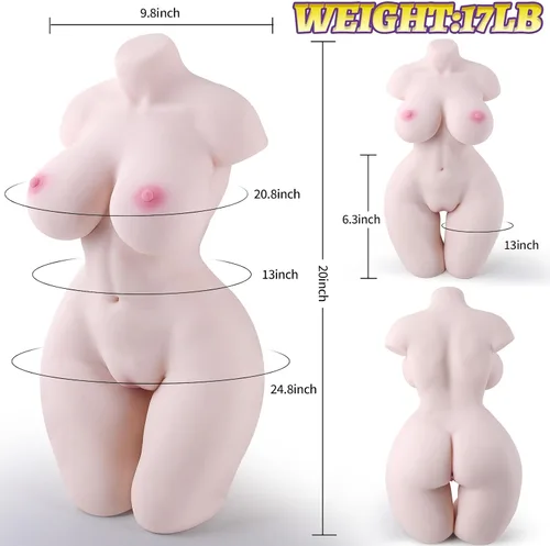 Miniatura 10 de Muñeca sexual de tamaño completo para hombres, con textura realista de piel de cuerpo de tamaño completo, trasero suave, pechos grandes, coño, ano