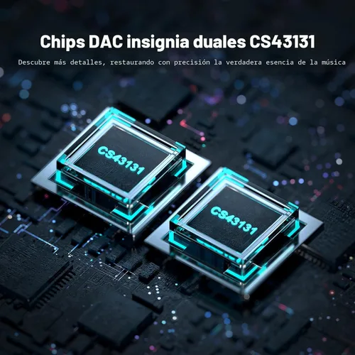 Miniatura 3 de Fosi Audio DS2 USB C a AUX Amplificador de auriculares DAC Dongle 0.138 in Jack Audio Amplificador portátil de doble salida DSD256 0.173 in