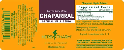 Miniatura 5 de Herb Pharm Chaparral - Gotas de extracto líquido, 1 oz