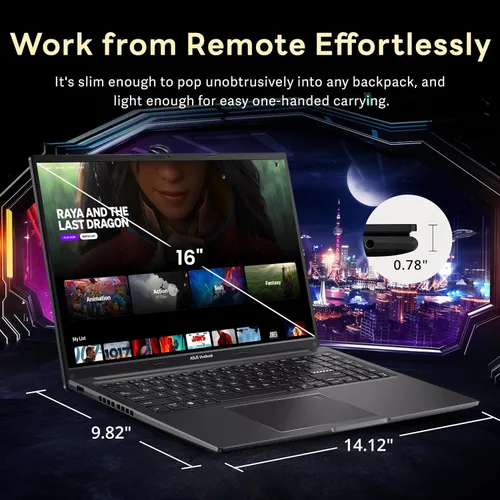 Miniatura 8 de ASUS Vivobook - Computadora portátil WUXGA de 16 pulgadas, Intel Core i7-1355U, 16 GB de RAM, 1.5 TB de almacenamiento