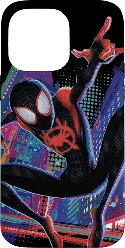 Miniatura 21 de Funda para iPhone 13 Pro Max Marvel Spider-Man Into the Spider-Verse Miles Morales City