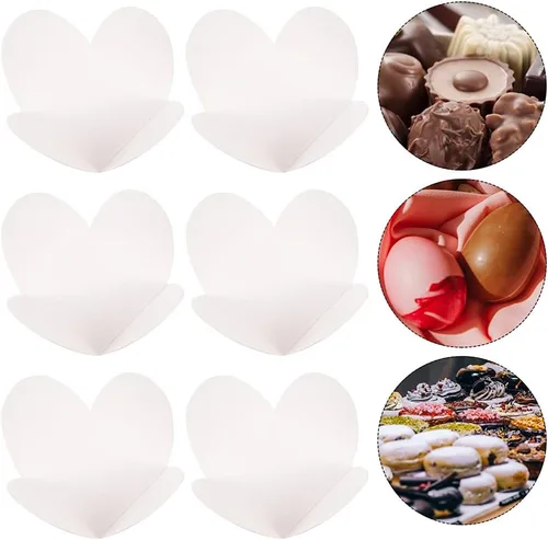 Miniatura 9 de Hemoton Copas de trufas de papel kraft, 400 unidades, envoltorios de chocolate, forros de postre para mini pasteles, magdalenas y suministros