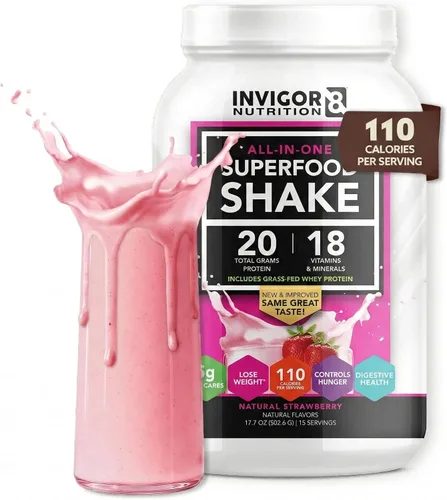Miniatura 10 de Licuado nutricional y supercomida orgánica Invigor8, 1