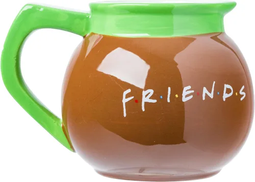 Miniatura 2 de Silver Buffalo Friends Central Perk Cafetera de Café Taza de Cerámica Esculpida en 3D, 20 Onzas Central Perk Pot