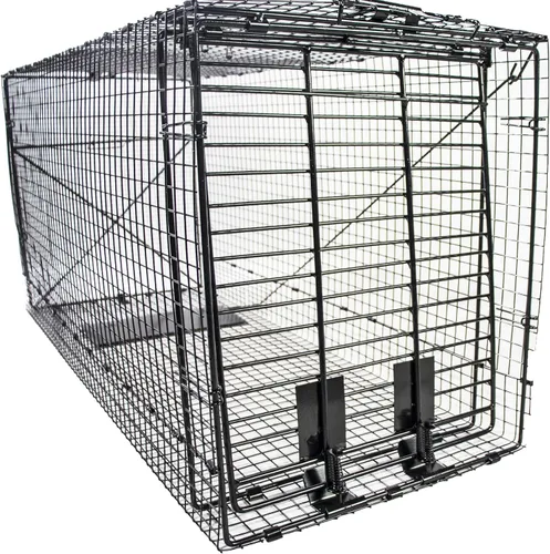 Miniatura 10 de Humane Way Trampa Plegable de 32 Pulgadas para Animales Vivos Humanitaria - Trampas Seguras para Todos los Animales - Mapaches, Gatos, Marmotas
