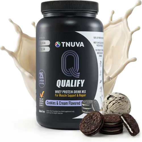 Polvo de Proteína Cookies & Cream. 25g de Proteína para Recuperación Post Entrenamiento, Batido y Horneado. Sin Gluten y Sin Azúcar, Altamente